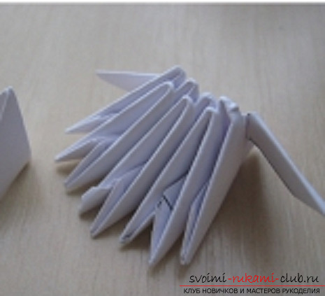 modular origami snowman. Photo №5