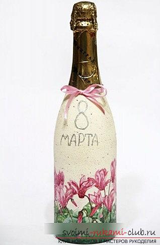 Decoupage for gifts on March 8. Photo №1