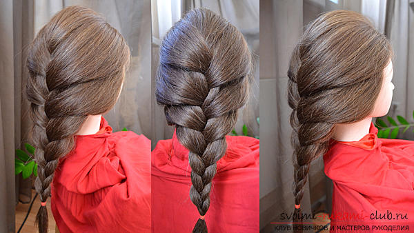 We learn to make beautiful and light hairstyles for medium length hair. Photo number 12