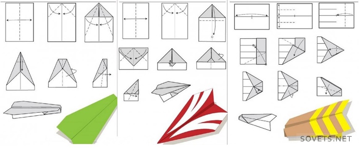 Ние правим стъблото-крака на оригамията, според схемата