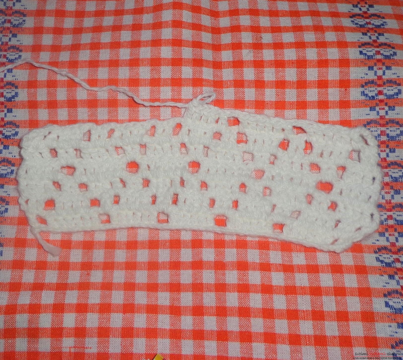 Photo for the lesson on crocheting a coaster