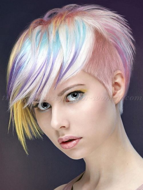 Outrageous informal hairstyles. Photo №4