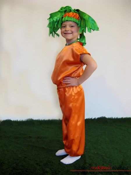 Children's carnival costume "carrot". Photo №1