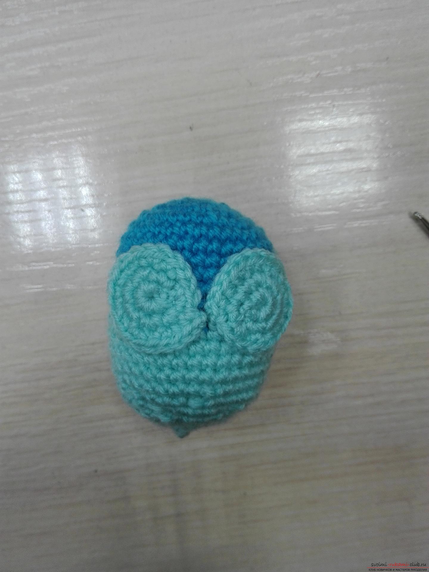This master class with a diagram and a detailed description will teach how to tie an owl crochet .. Photo №15