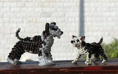 A lesson of crafting animals from beads for beginners by schemes, weaving from beads. Photo №1