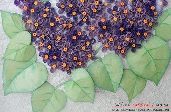 A unique lilac quilling of a flower of luck - a master class. Photo №4