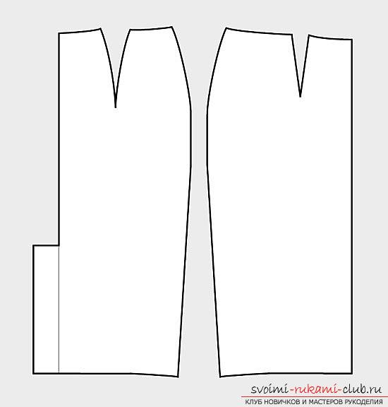 Make a pattern of a pencil skirt with your own hands quickly and easily. Photo # 2