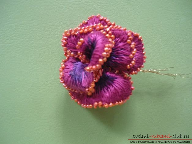We embroider a rose .. Photo №18