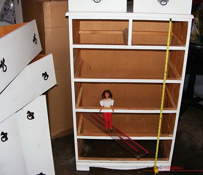 Doll house with their own hands easily and quickly. Photo №4
