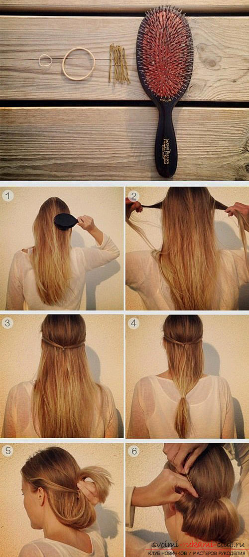 How to make beautiful hairstyles for medium length hair at home in a hurry. Photo # 2