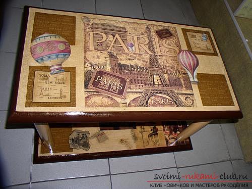 Restoration of furniture with their own hands, types of restoration, decoupage technique, craquelure technique. Picture number 1