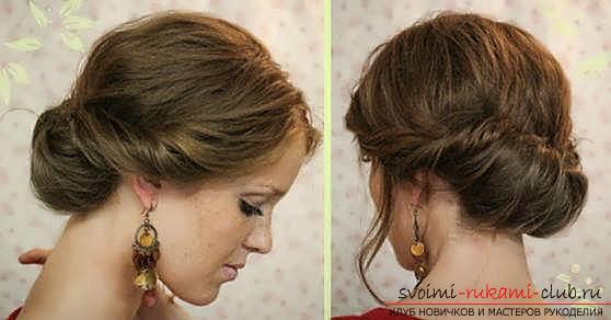 How to make beautiful hairstyles for medium length hair at home in a hurry. Photo №5