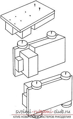 De technologie van het maken van een houten typemachine. Speelgoed met hun eigen handen en een foto .. Foto # 2