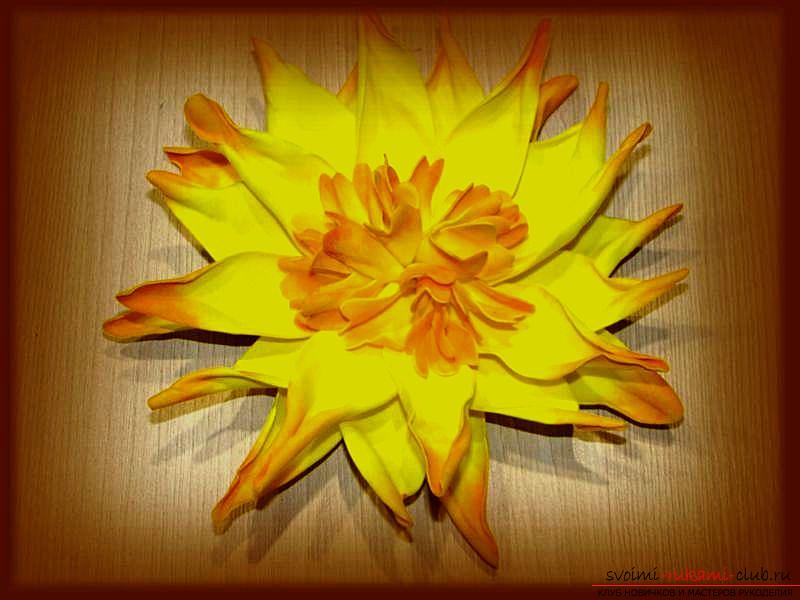 A master class with step-by-step photos will teach you how to make flowers from fameirana yourself. Photo №1