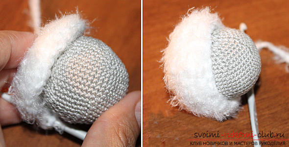Tie the lamb amigurumi with your own hands using the hook: step-by-step description and photo. Photo Number 9