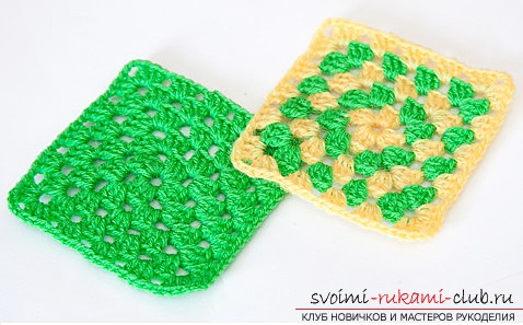 Crochet square crochet: simple charts and instructions. Photo №6