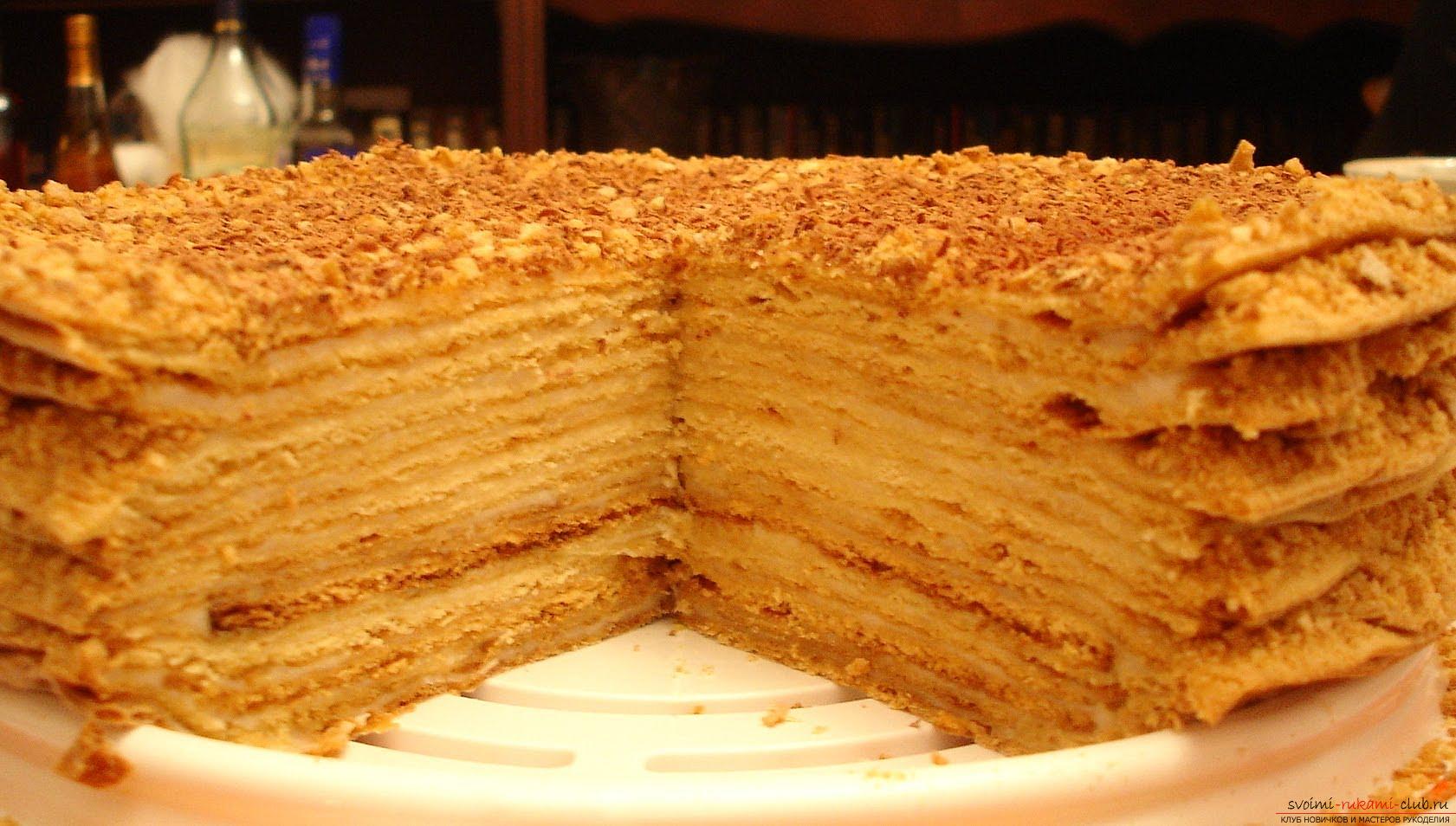 Homemade honey cake. Photo №1