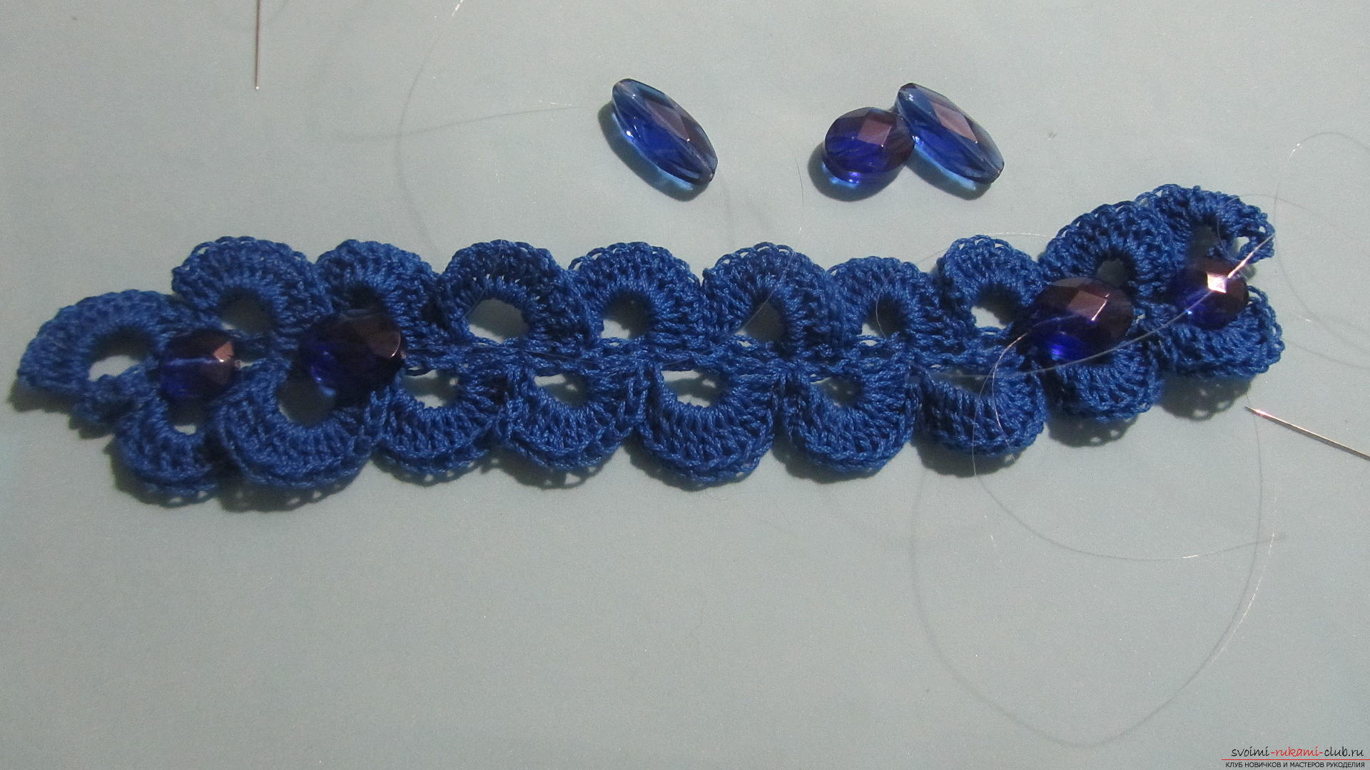 This master class will tell you how to create crochet jewelry - knitted bracelets. Photo # 24
