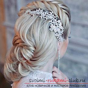 A lot of wedding hairstyles for 2016 with their own hands. Photo number 12