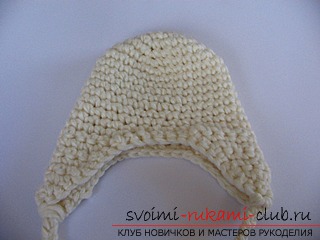 Original baby cap crochet. Photo №6