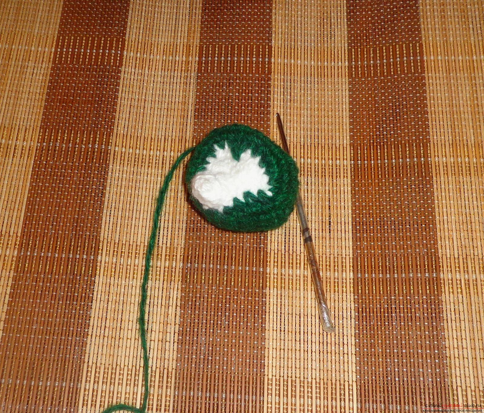 A lesson on crocheting a New Year monkey. Picture №3