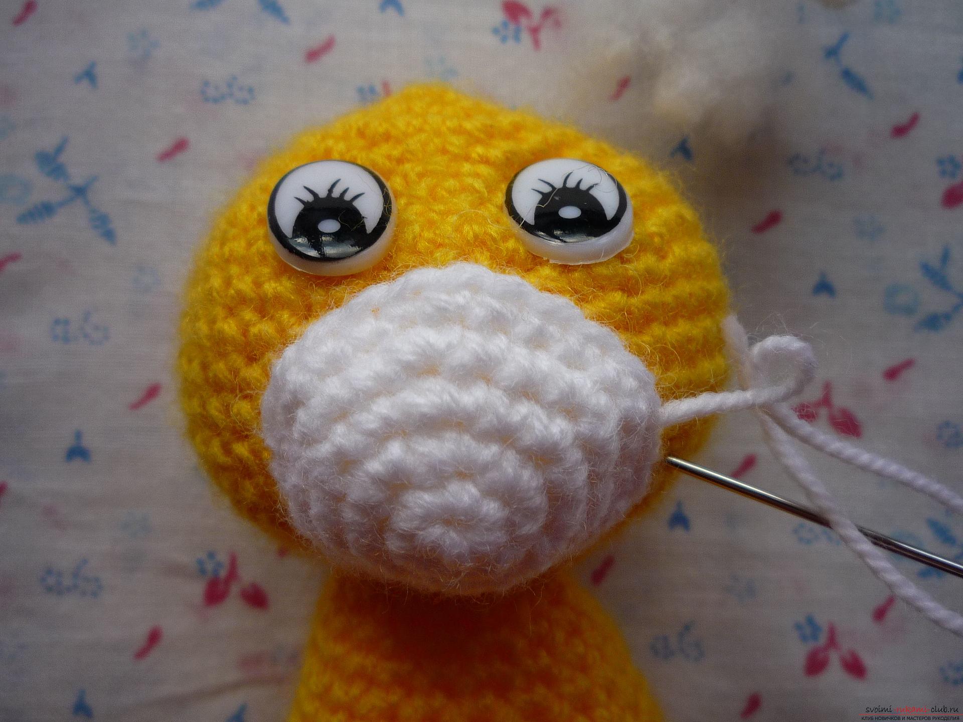 This master class of soft toys will teach crochet teddy bear Amigurumi. Photo Number 21