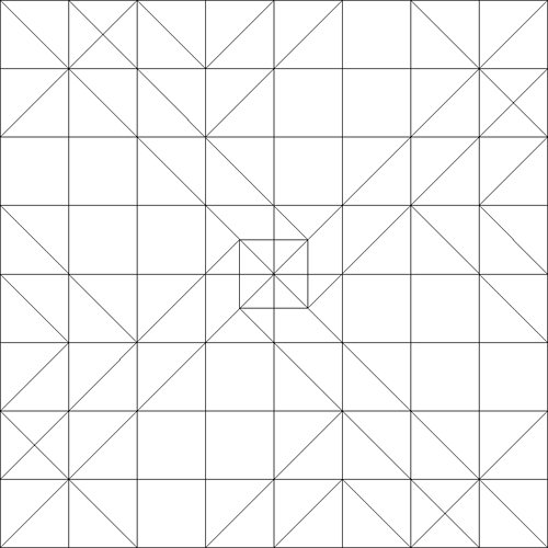 Sådan laver du en konvekse femtakkede stjerne ud af papir - et diagram