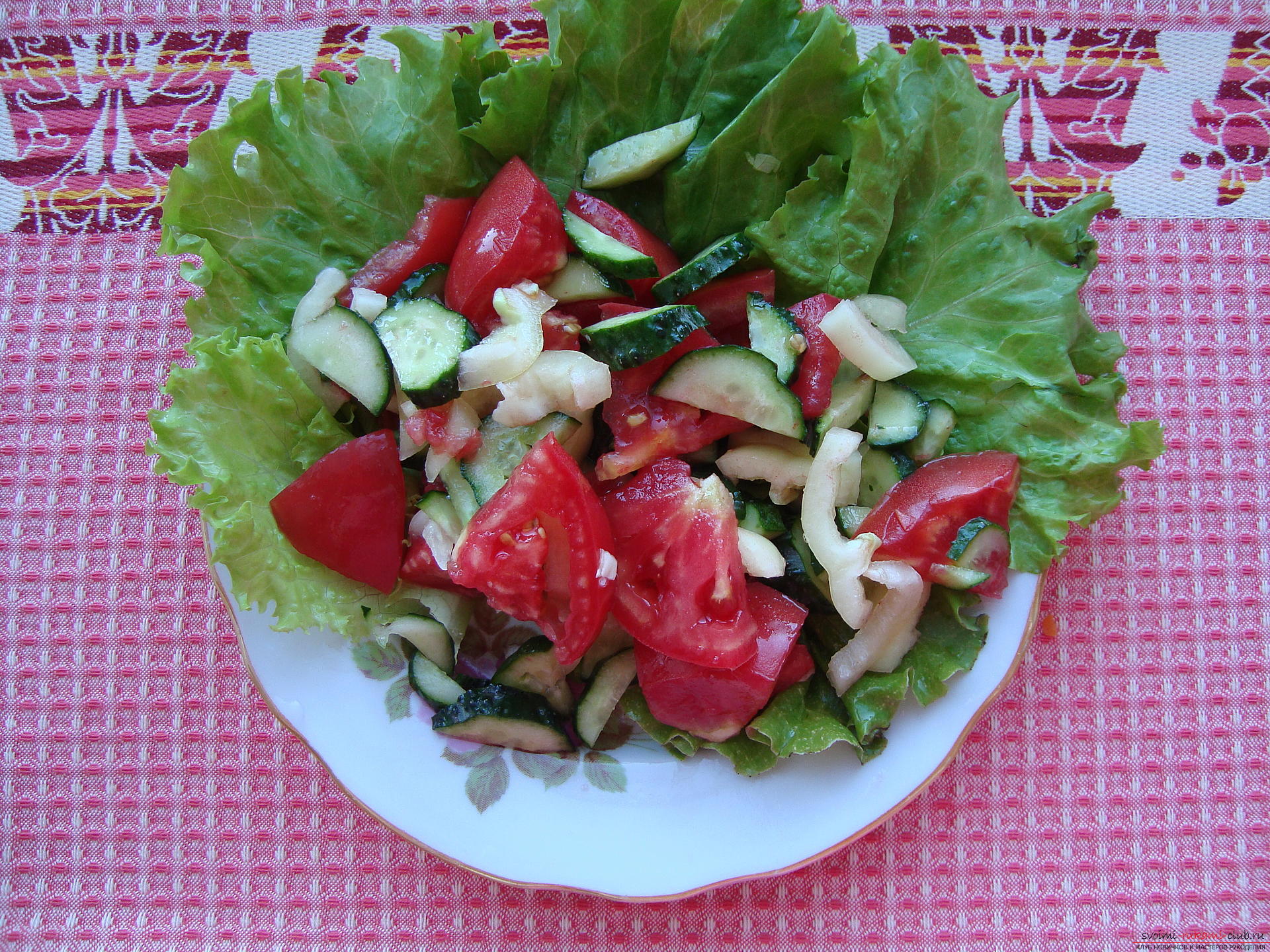 Podrobný recept na zeleninový salát 