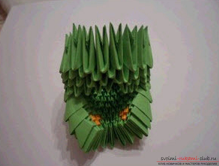modular origami dragon. Photo number 81