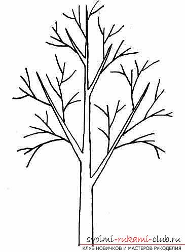 Drawing a tree in stages for beginners. Photo №4