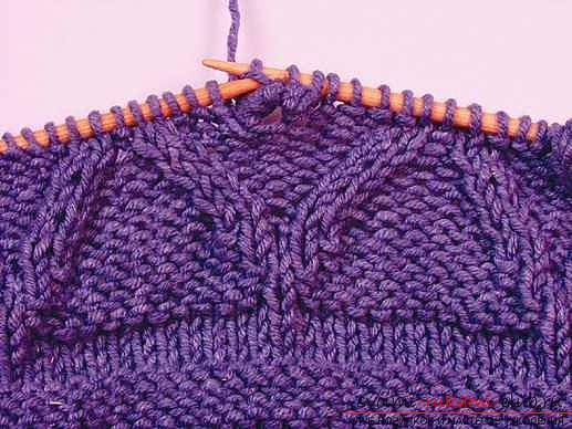 Knitting on knitting needles, knitting for knittingbeginners, knitting patterns on knitting needles, openwork patterns, how to knit openwork patterns, jacquard patterns, how to knit a lazy jacquard pattern with knitting needles, braids, master classes for knitting them .. Photo # 25