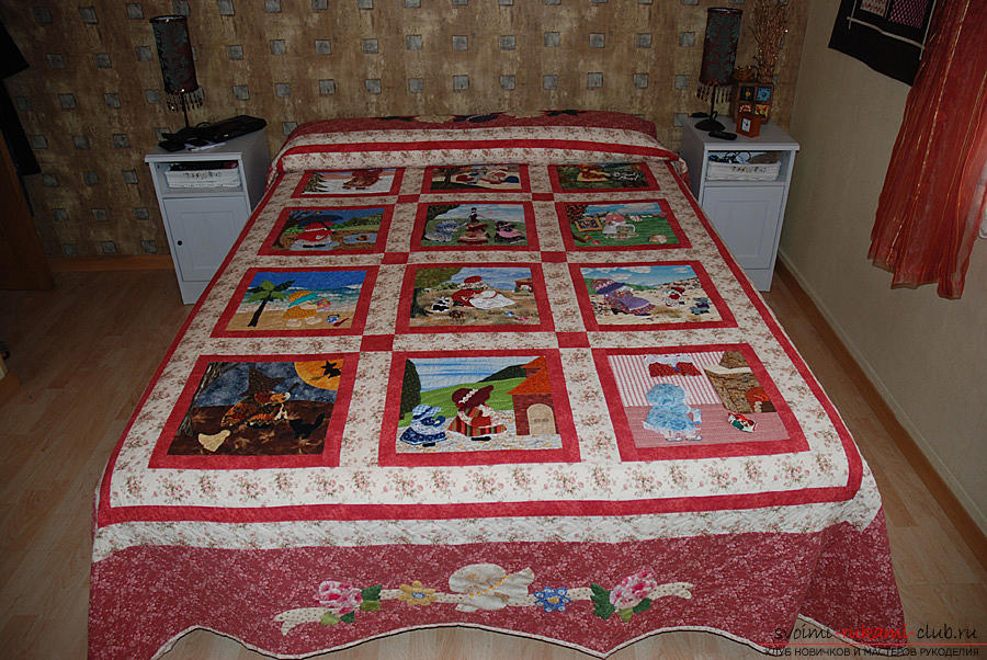 Technology of the kind of needlework of patchwork sewing. Photo №6