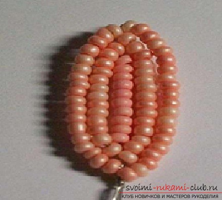 Flowers gerbera from beads step by step. Photo №8