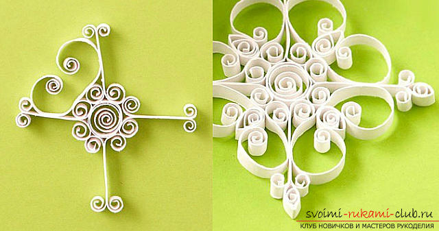 Quilling for beginners, schemes for quilling, tools and materials for quilling, snowflakes in the technique of quilling, snowflake patterns, creating a picture in the quilling technique, a scheme of the picture "berry" .. Photo # 9