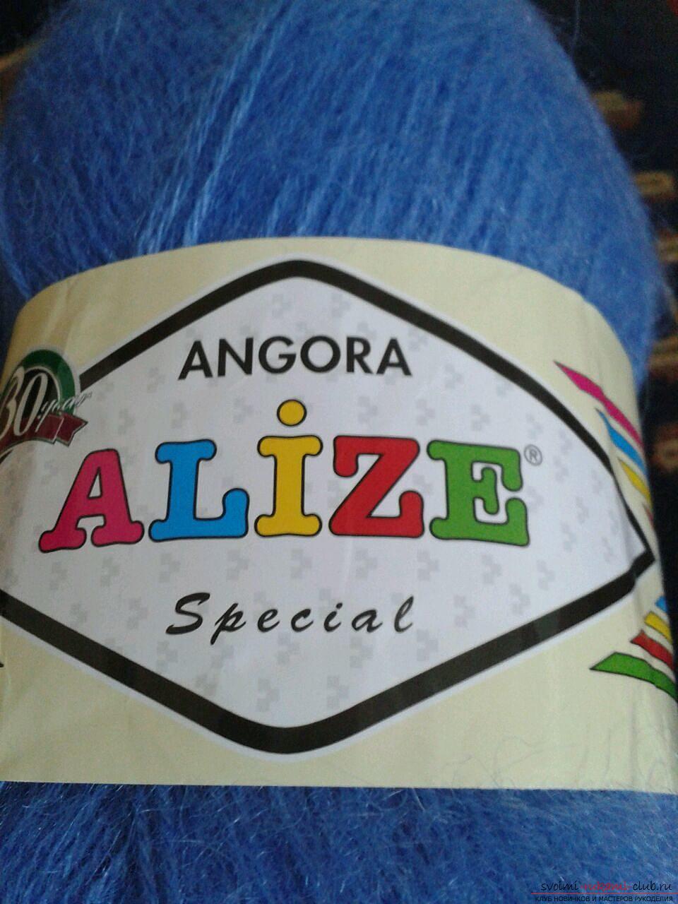 Knitted jacket of angora. Photo # 2