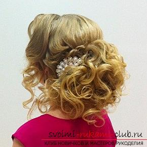 A lot of wedding hairstyles for 2016 with their own hands. Photo №7