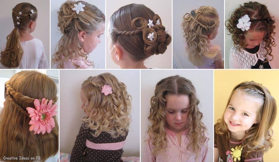 School hairstyles for long hair. Photo №1