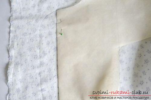 A master class on sewing a baby's ruff for a newborn. Photo №6