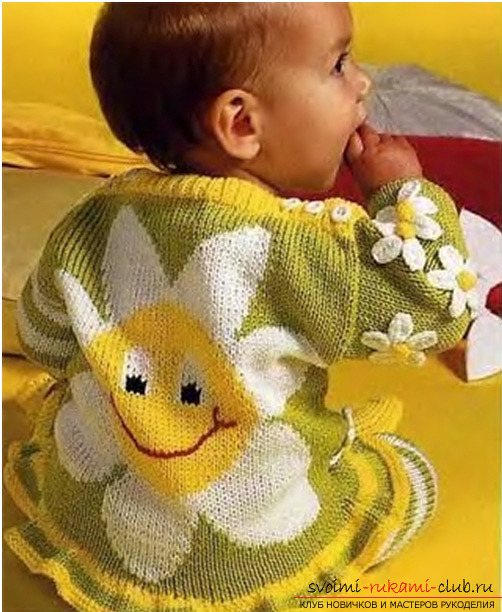 knitted needles kit for newborn.