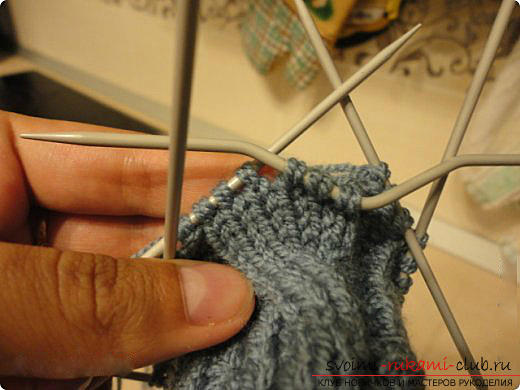 Master class for knitting mittens with knitting needles for women with photo and description .. Photo №13