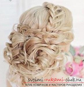 A lot of wedding hairstyles for 2016 with their own hands. Photo Number 18