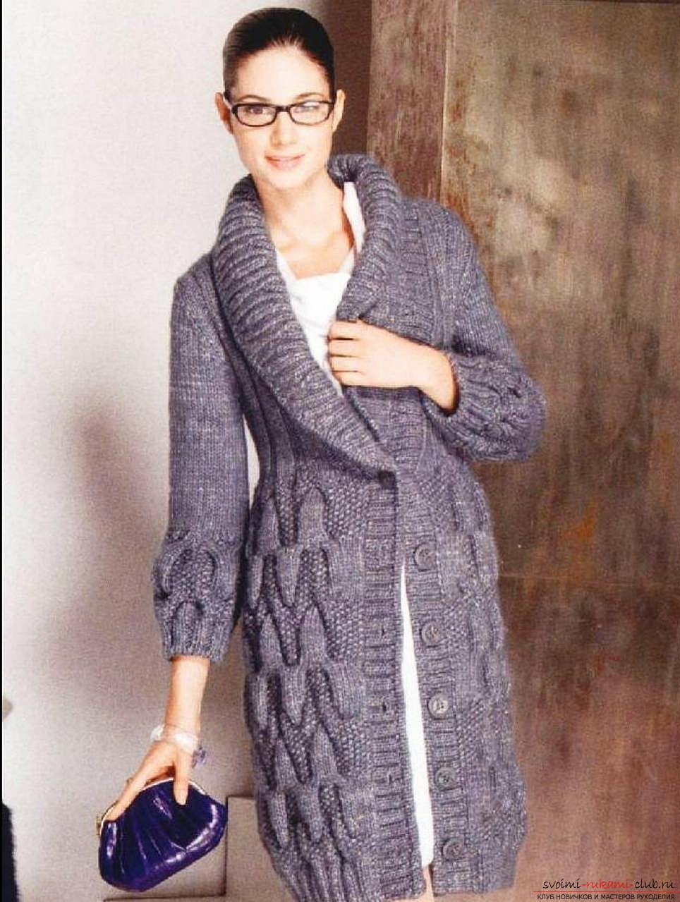 knitted knitted cardigan. Picture №3