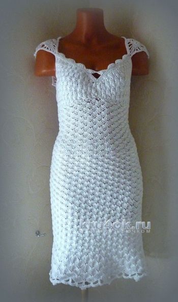 Crochet dress. Olesya Petrova's work