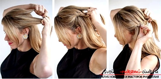 How to make a French braid quickly. Photo №1