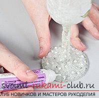Wedding decoupage glasses and a master class with photos for recruitment. Picture №10