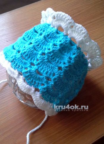 Crochet cap. The work of Olga Yaroslavskaya
