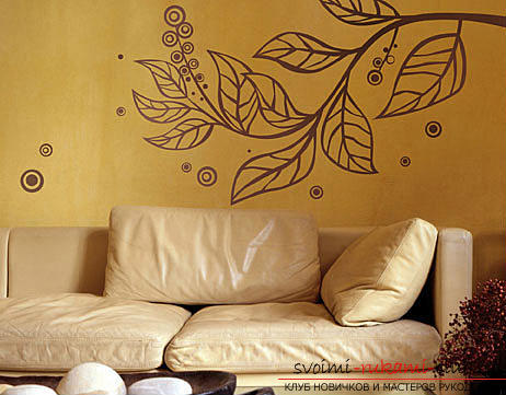 Stenciled wall painting - stencil 