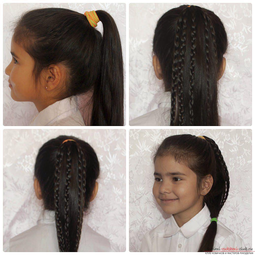 Easy beautiful hairstyles for school. Picture №3