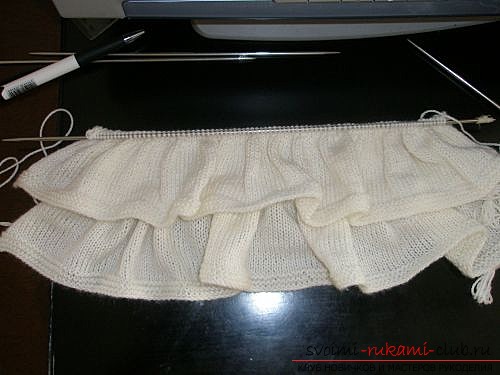 We knit a skirt step by step. Photo №4