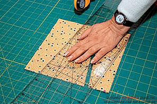 Sewing bedspreads in the technique of patchwork for beginners. Picture №3